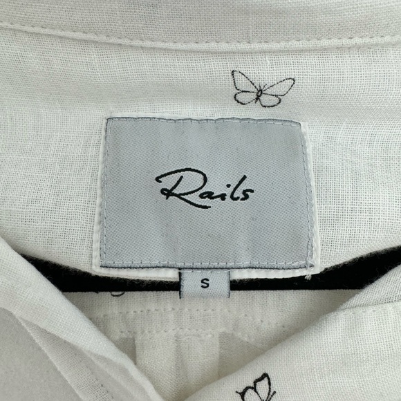 Rails Charli Butterfly-Print Blouse - Picture 7 of 8